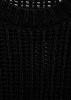 MANGO Kardigany I Swetry*100% cotton openwork knit sweater