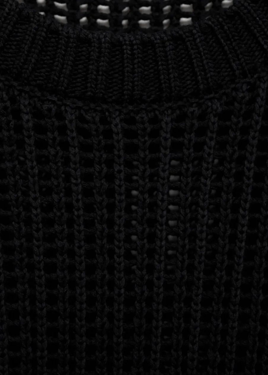 MANGO Kardigany I Swetry*100% cotton openwork knit sweater