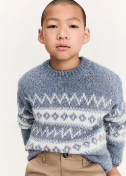 Dzieci MANGO Swetry I Kardigany*Żakardowy sweter
