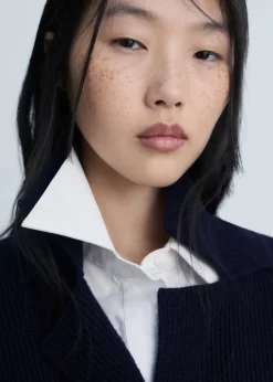 MANGO Swetry I Kardigany*Żakiet dwurzędowy z dzianiny