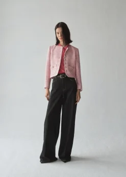 MANGO Kurtki*Żakiet o taliowanym kroju z tweedu