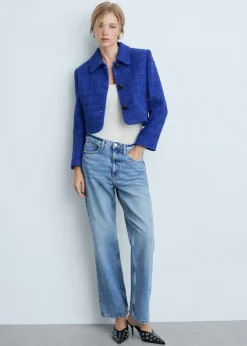 MANGO Kurtki*Żakiet tweedowy z guzikami