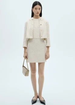 MANGO Kurtki*Żakiet tweedowy z ozdobnymi guzikami