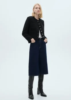 MANGO Kurtki*Żakiet tweedowy z ozdobnymi guzikami