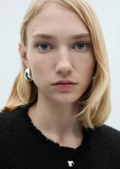 MANGO Kurtki*Żakiet tweedowy z ozdobnymi guzikami