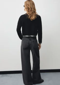 MANGO Kurtki|Swetry I Kardigany*Żakiet z dzianiny z lureksowym wykończeniem