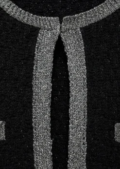 MANGO Kurtki|Swetry I Kardigany*Żakiet z dzianiny z lureksowym wykończeniem