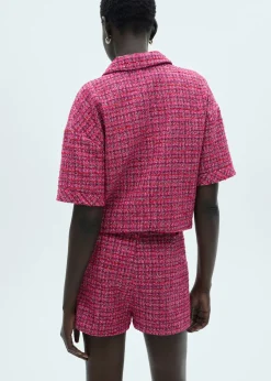 MANGO Kurtki*Żakiet z tweedu z krótkim rękawem