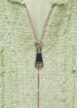 MANGO Kurtki*Żakiet z tweedu z zapięciem na zamek