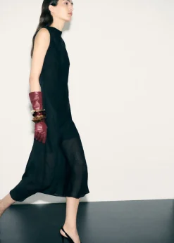 MANGO Buty*Aksamitne buty na obcasie