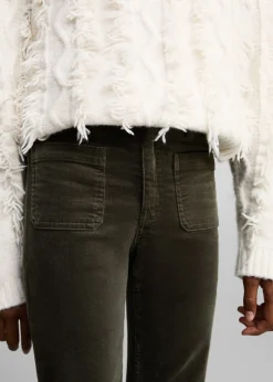 Dzieci MANGO Spodnie*Aksamitne spodnie dzwony