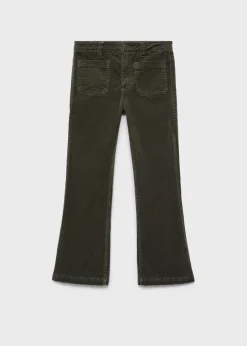 Dzieci MANGO Spodnie*Aksamitne spodnie dzwony