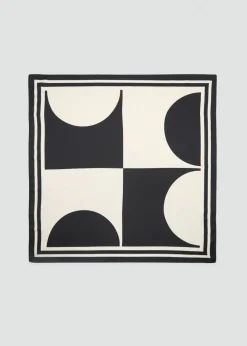 MANGO Szaliki I Chusty*Apaszka dwukolorowa ze wzorem