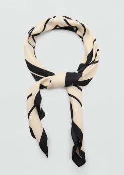 MANGO Szaliki I Chusty*Apaszka z geometrycznym wzorem