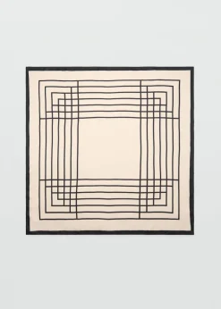 MANGO Szaliki I Chusty*Apaszka z geometrycznym wzorem