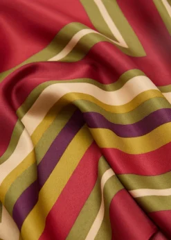 MANGO Szaliki I Chusty*Apaszka z geometrycznym wzorem