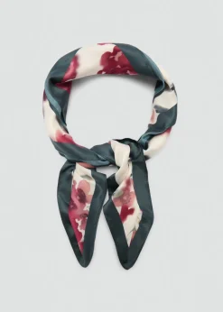 MANGO Szaliki I Chusty*Apaszka z kwiatowym wzorem