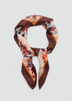 MANGO Szaliki I Chusty*Apaszka z kwiatowym wzorem