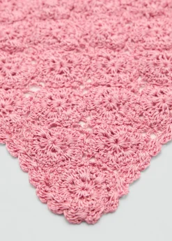 MANGO Szaliki I Chusty*Apaszka z szydełkowej dzianiny