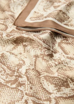 MANGO Szaliki I Chusty*Apaszka ze wzorem wężowej skóry