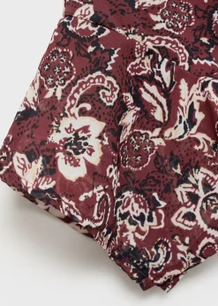 MANGO Spódnice*Asymetryczna spódnica z nadrukiem