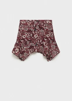 MANGO Spódnice*Asymetryczna spódnica z nadrukiem