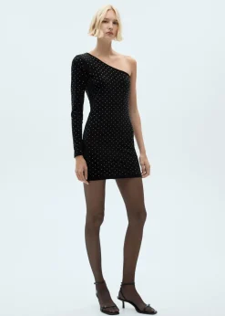 MANGO Sukienki I Kombinezony*Asymetryczna sukienka ze strasem