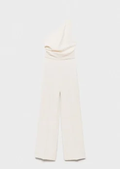 MANGO Sukienki I Kombinezony*Asymetryczny kombinezon z drapowaniem