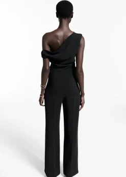 MANGO Sukienki I Kombinezony*Asymetryczny kombinezon z drapowaniem