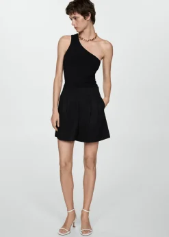 MANGO Topy*Asymetryczny top z bawełny