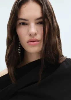 MANGO Topy*Asymetryczny top z drapowaniem