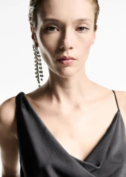 MANGO Topy*Asymetryczny top z drapowanym dekoltem