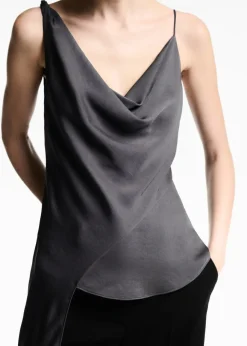 MANGO Topy*Asymetryczny top z drapowanym dekoltem