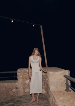 MANGO Sukienki I Kombinezony*Ażurowa sukienka z dzianiny