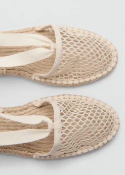 MANGO Buty*Ażurowe espadryle