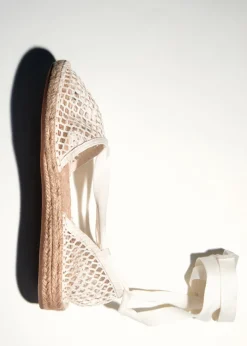 MANGO Buty*Ażurowe espadryle