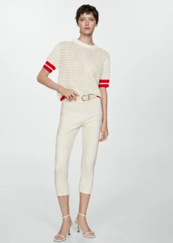 MANGO Swetry I Kardigany|Koszulki*Ażurowy sweter w pasy