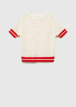 MANGO Swetry I Kardigany|Koszulki*Ażurowy sweter w pasy