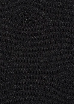 MANGO Topy*Ażurowy top z dzianiny lureksowej