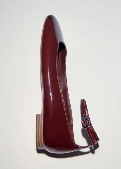 MANGO Buty*Balerinki lakierowane z paskiem