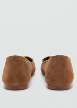 MANGO Buty|Akcesoria Skórzane*Baleriny skórzane z ogniwami