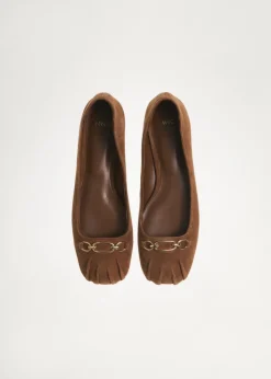 MANGO Buty|Akcesoria Skórzane*Baleriny skórzane z ogniwami