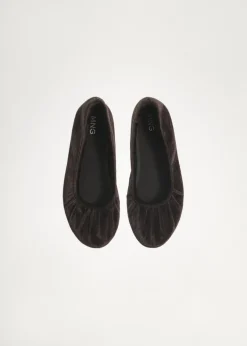 Dzieci MANGO Buty*Baleriny z aksamitu