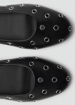 MANGO Buty*Baleriny z dekoracyjnymi dziurkami