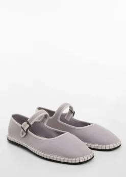 MANGO Buty*Baleriny z paskami