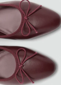 MANGO Buty|Akcesoria Skórzane*Baleriny ze skóry