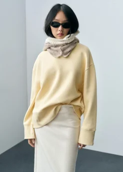 MANGO Swetry I Kardigany*Bawełniana bluza oversize