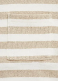 Dzieci MANGO Bluzy*Bawełniana bluza w paski