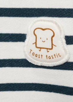 Dzieci MANGO Bluzy*Bawełniana bluza w paski