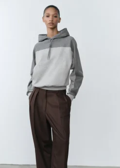 MANGO Swetry I Kardigany*Bawełniana bluza z kapturem